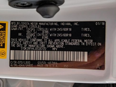 Used 2018 Toyota Highlander XLE image 64