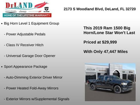 Used 2019 RAM 1500 Big Horn image 19