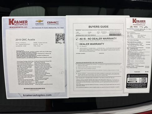 Used 2019 GMC Acadia Denali w/ Technology Package AWD/4WD image 35