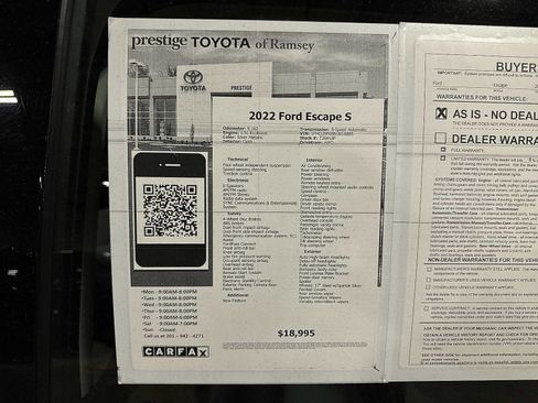 Used 2022 Ford Escape S AWD/4WD image 13