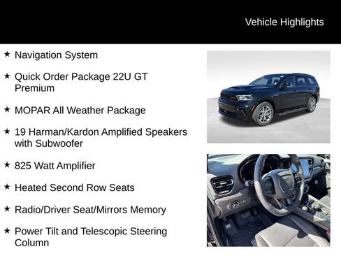 New 2026 Dodge Durango GT AWD/4WD image 9