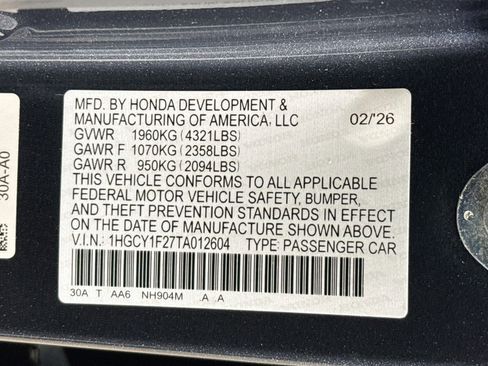 Used 2026 Honda Accord LX image 36