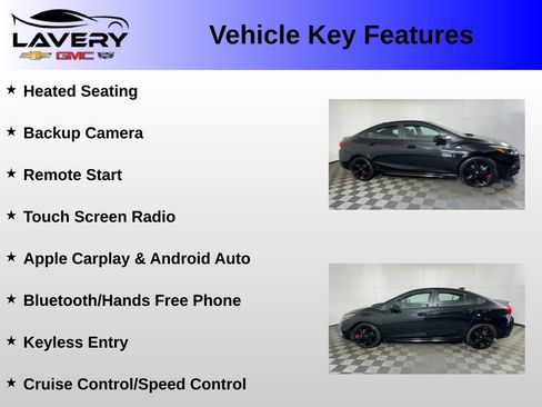Used 2017 Chevrolet Cruze LT w/ Sun And Sound Package FWD image 2