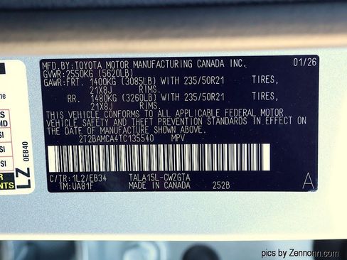 New 2026 Lexus RX 350 F Sport image 30