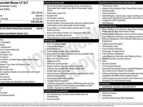 Certified 2022 Chevrolet Blazer LT image 32