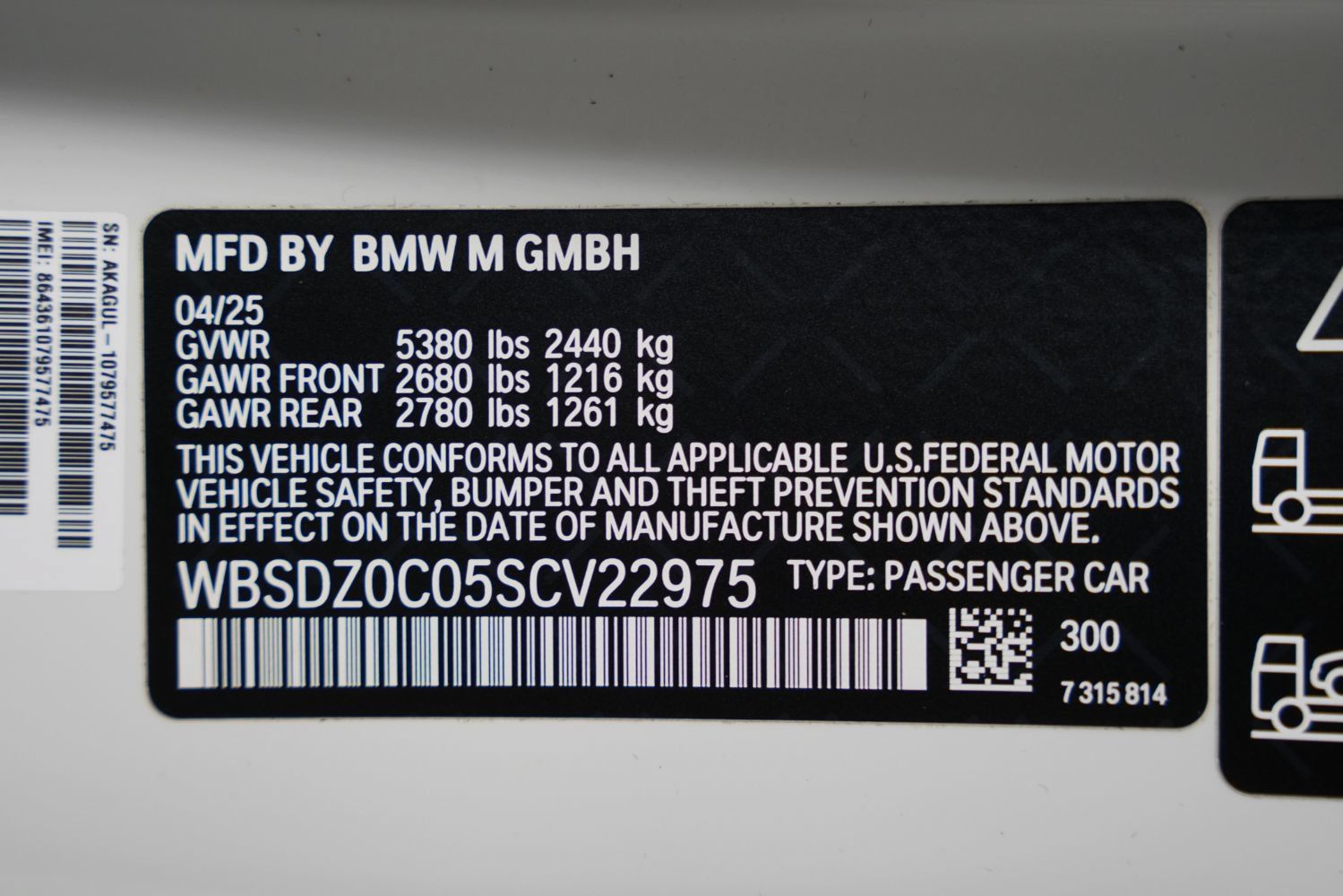 Used 2025 BMW M8 Competition w/ M Carbon Exterior Package AWD/4WD image 55