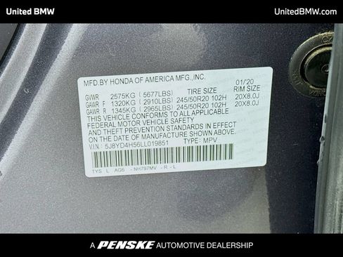 Used 2020 Acura MDX SH-AWD w/ Technology Package image 15