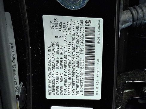 Certified 2024 Honda Civic Sport image 27