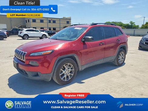 Used 2017 Jeep Cherokee Sport w/ Trailer Tow Group FWD image 1
