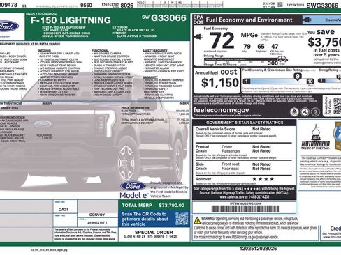 New 2025 Ford F150 Lightning Flash image 8