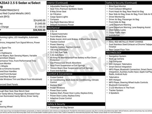 Used 2024 MAZDA MAZDA3 s FWD image 2