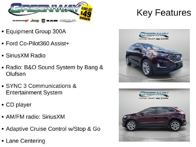 Used 2019 Ford Edge Titanium FWD image 2