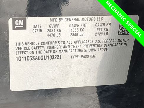 Used 2016 Chevrolet Malibu LT w/ Power Convenience Package image 40