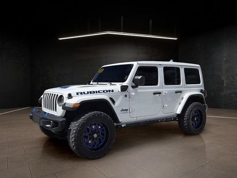 Used 2021 Jeep Wrangler Unlimited Rubicon 4xe w/ Steel Bumper Group AWD/4WD image 3