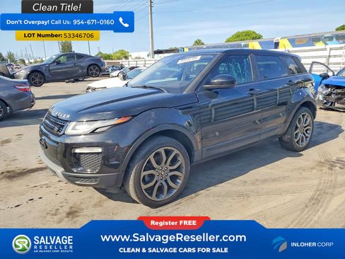 Used 2017 Land Rover Range Rover Evoque SE AWD/4WD image 1