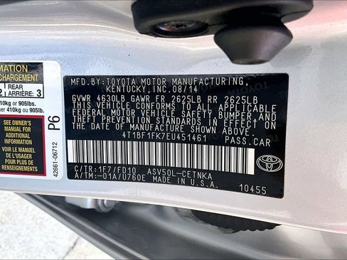 Used 2014 Toyota Camry LE FWD image 36
