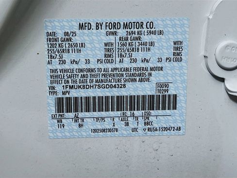 Used 2025 Ford Explorer Active image 37