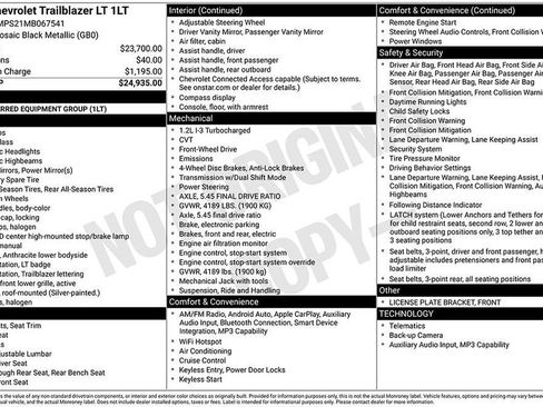 Used 2021 Chevrolet TrailBlazer LT image 7