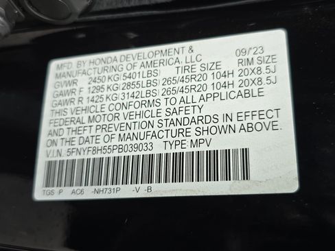 Certified 2023 Honda Passport EX-L image 36