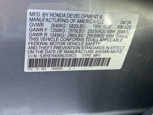 Certified 2024 Acura MDX A-Spec AWD/4WD image 31
