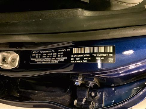 Used 2019 Alfa Romeo Giulia Ti Sport w/ Quick Order Package 22U Sport image 33