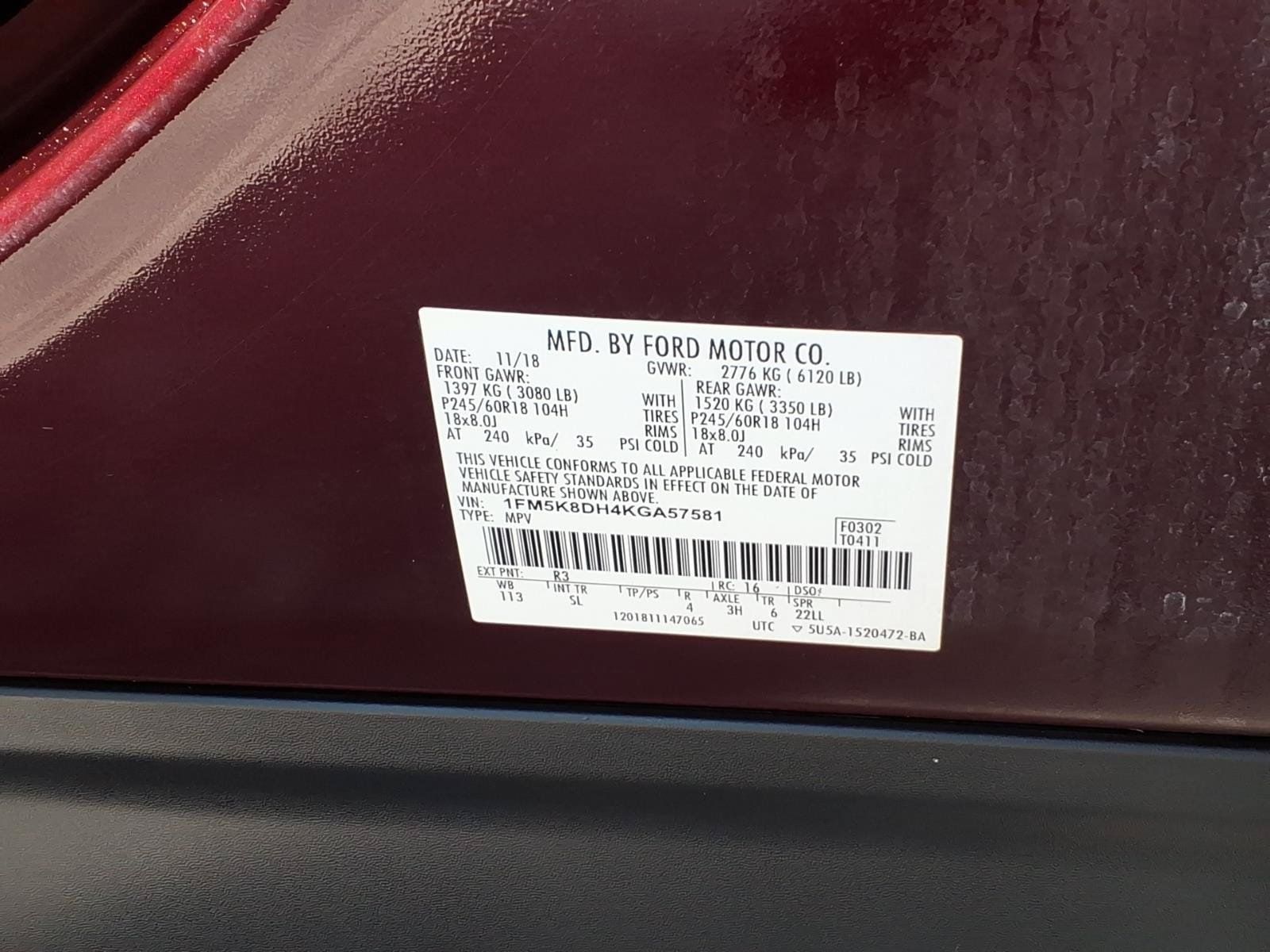 Certified 2019 Ford Explorer XLT w/ Equipment Group 202A AWD/4WD image 31