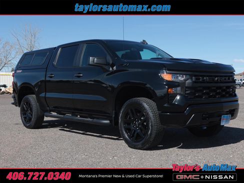 Used 2024 Chevrolet Silverado 1500 Custom Trail Boss w/ Turbomax Blackout Package AWD/4WD image 2