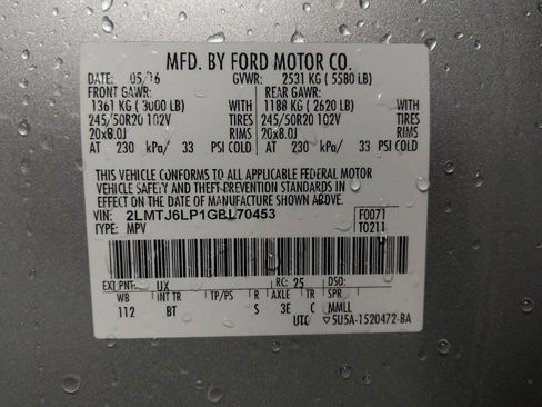 Used 2016 Lincoln MKX Reserve w/ Technology Package image 33