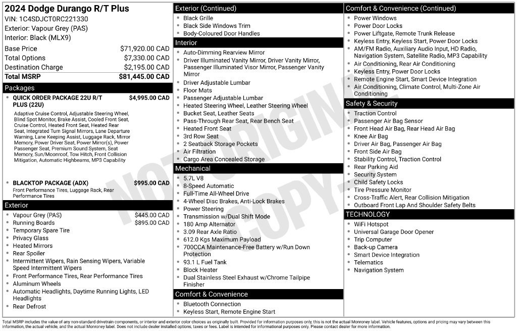 Used 2024 Dodge Durango R/T AWD/4WD image 48