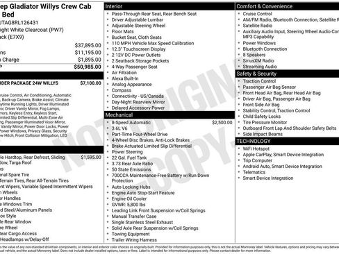 Used 2024 Jeep Gladiator Sport AWD/4WD image 3