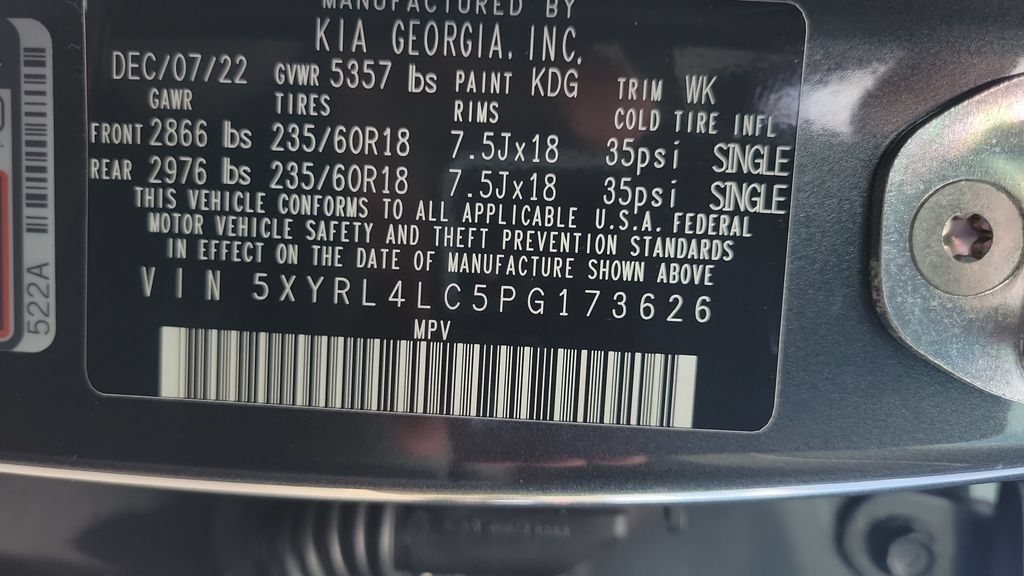 Used 2023 Kia Sorento S w/ Panoramic Sunroof Package FWD image 25