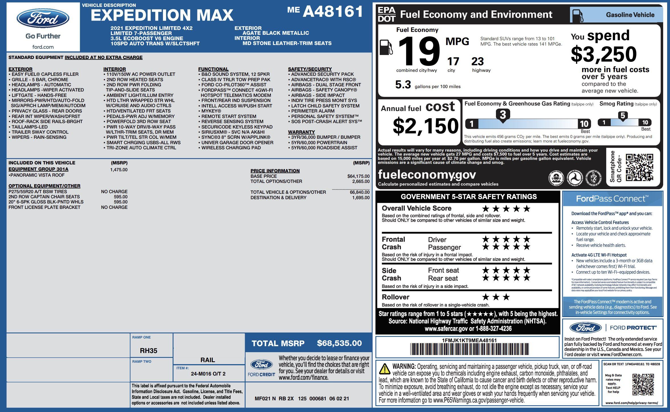 Used 2021 Ford Expedition Max Limited RWD image 4