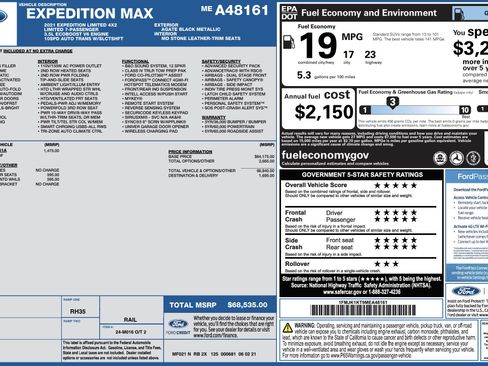 Used 2021 Ford Expedition Max Limited RWD image 4