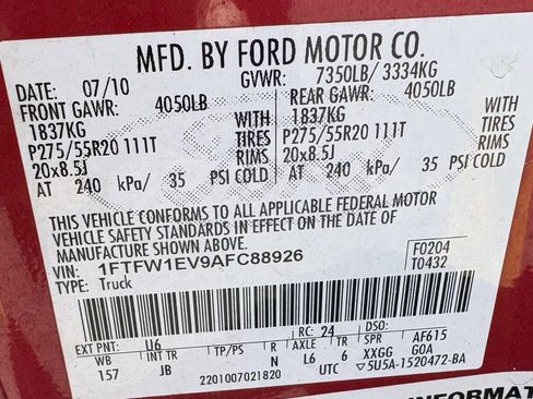 Used 2010 Ford F150 FX4 image 16