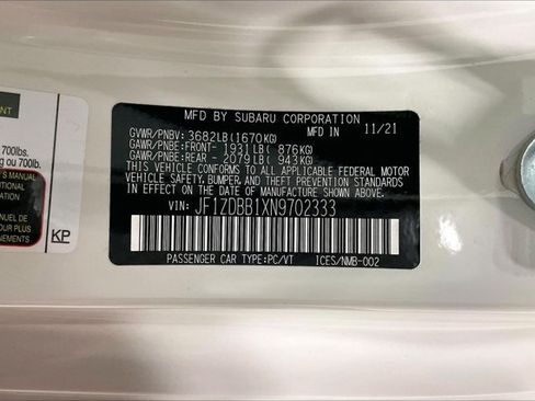 Used 2022 Subaru BRZ Premium RWD image 39