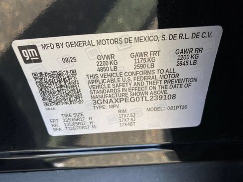 Certified 2026 Chevrolet Equinox LT AWD/4WD image 25
