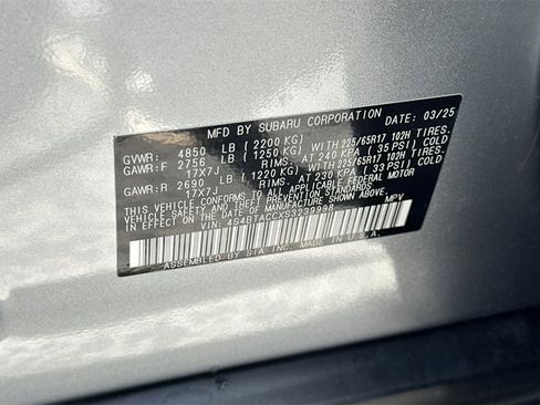 Certified 2025 Subaru Outback Premium w/ Popular Package #1A image 31