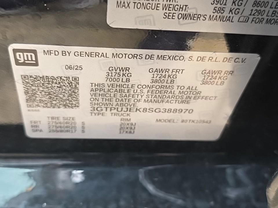 Used 2025 GMC Sierra 1500 Elevation AWD/4WD image 7