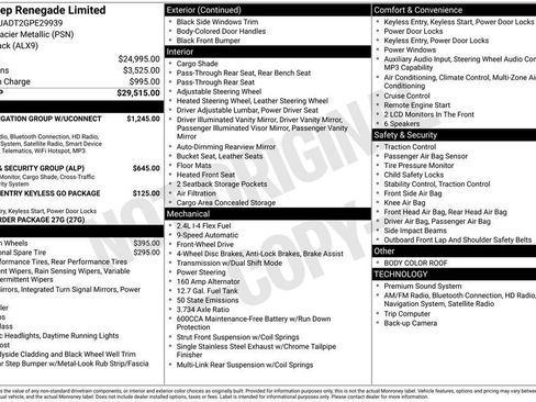 Used 2016 Jeep Renegade Limited FWD image 11
