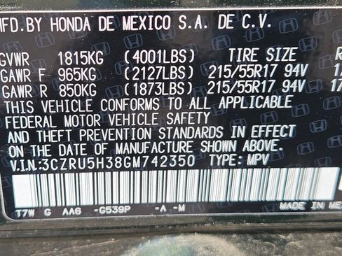 Used 2016 Honda HR-V LX image 15