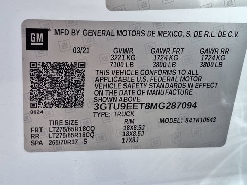 Used 2021 GMC Sierra 1500 AT4 w/ AT4 Preferred Package AWD/4WD image 34