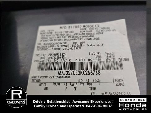 Used 2019 Ford EcoSport SE image 8