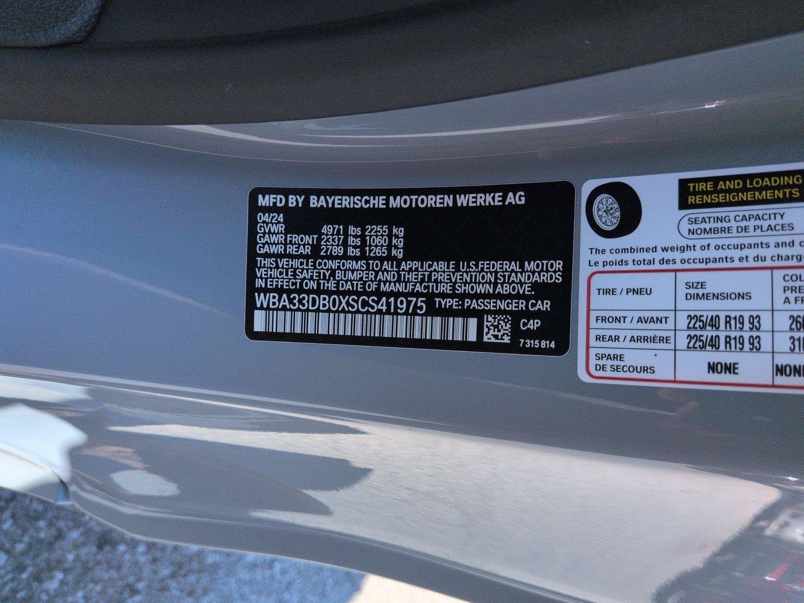 Used 2025 BMW 430i Convertible w/ M Sport Package RWD image 42