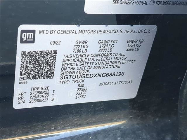 Used 2022 GMC Sierra 1500 Denali w/ Denali Reserve Package AWD/4WD image 25
