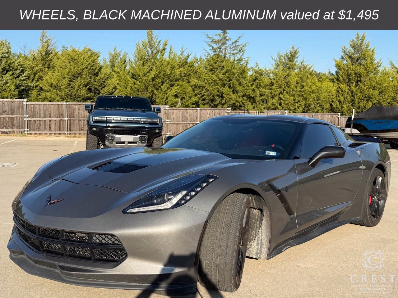 Used 2015 Chevrolet Corvette Stingray Coupe w/ Carbon Flash Badge Package RWD image 4