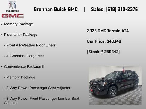 New 2026 GMC Terrain AT4 w/ Convenience Package III AWD/4WD image 6