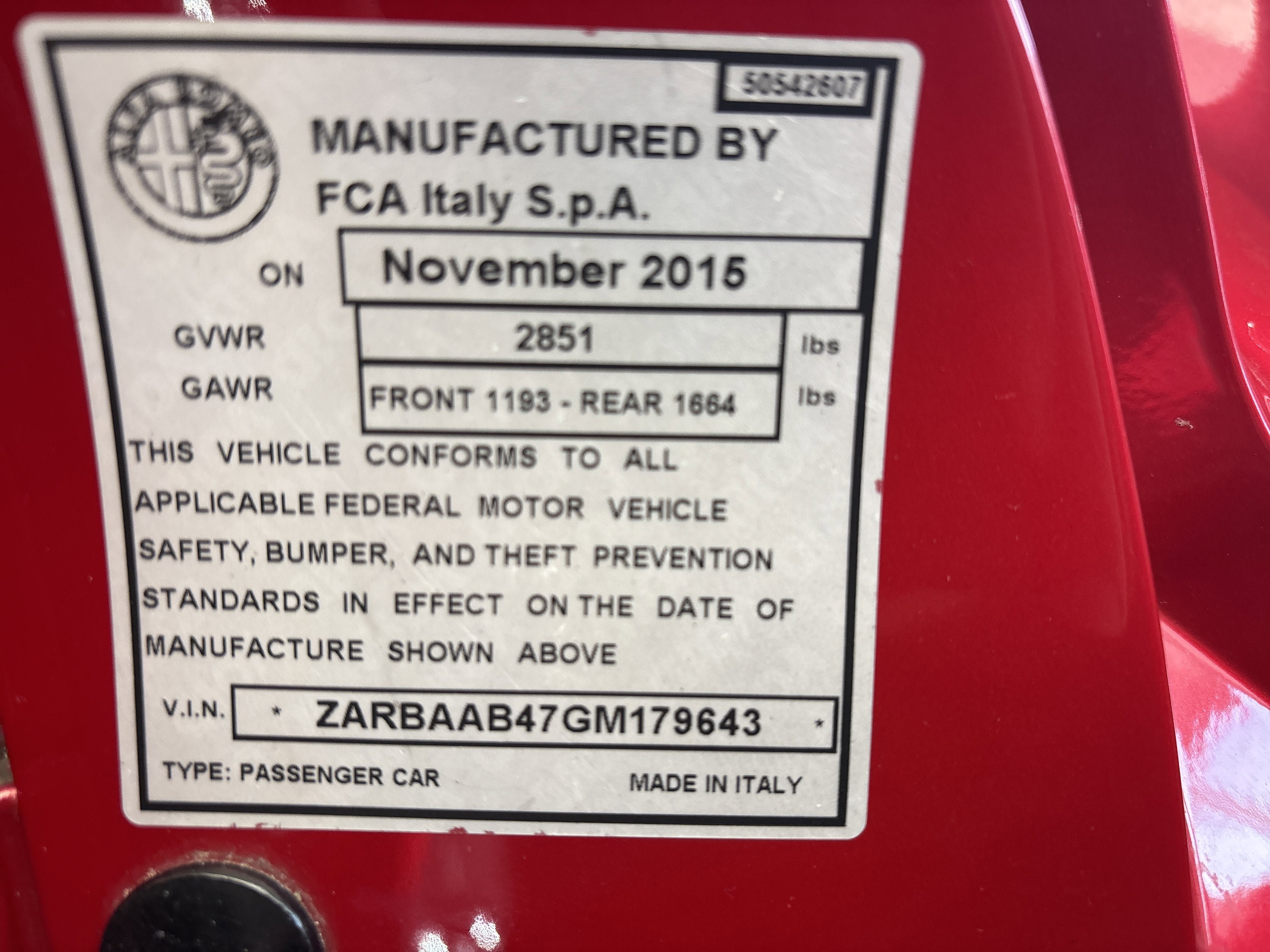 Used 2016 Alfa Romeo 4C Spider RWD image 19