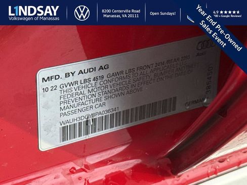 Used 2023 Audi S3 Premium Plus w/ Premium Plus Package image 26