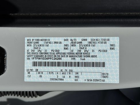 Certified 2023 Ford F150 XLT w/ Equipment Group 302A High AWD/4WD image 76