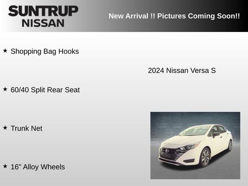 Used 2024 Nissan Versa S w/ S Plus Package FWD image 8